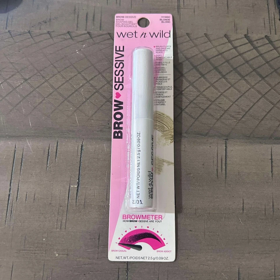 NEW Wet n Wild Brow-Sessive Eyebrow Shaping Gel Blonde 1111880 (0.09 fl oz/2.5g) - Image 3 of 4