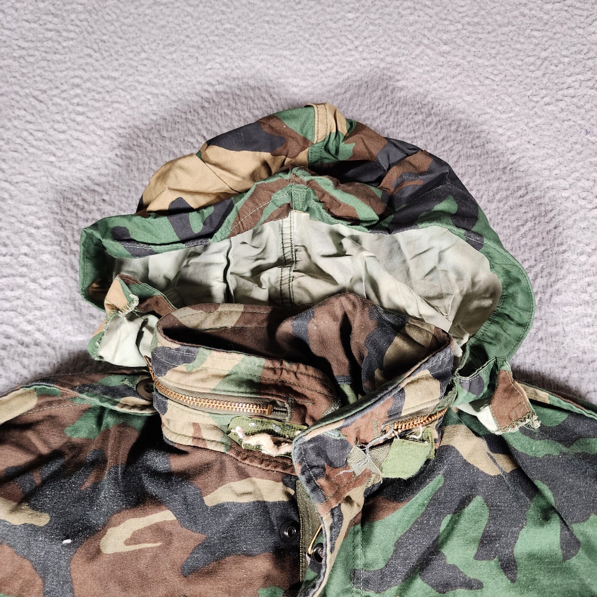 US Army M65 Field Jacket Small Mens Woodland Camo USGI Lined US Army M65 Field Jacket Small Mens Woodland Camo USGI Lined