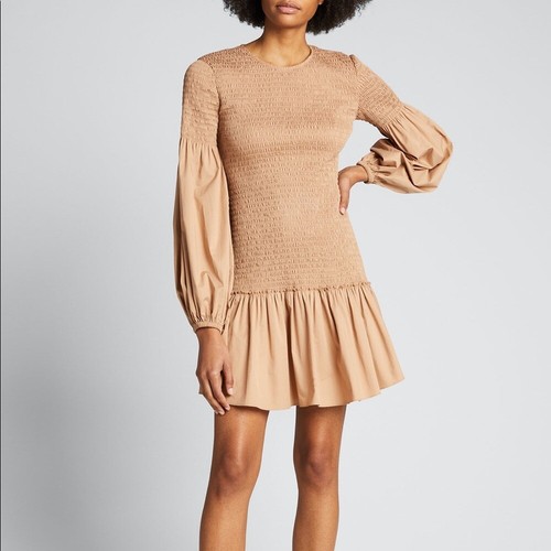 A.L.C. Kora Smocked Puff Sleeve Mini 