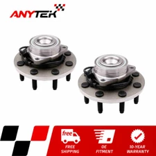 Pair Front Wheel Hub Bearing 8-Lug for 2003 2004 2005 Dodge Ram 2500 3500 RWD