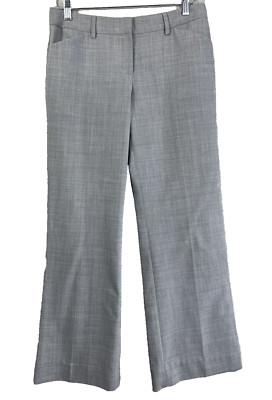 Express Workwear Editor Design Studio Women's Gray Wide Leg Slacks Size 4