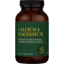 Calcium & Magnesium 2:1 Orotate Complex Blend Supplement - 120 Capsules
