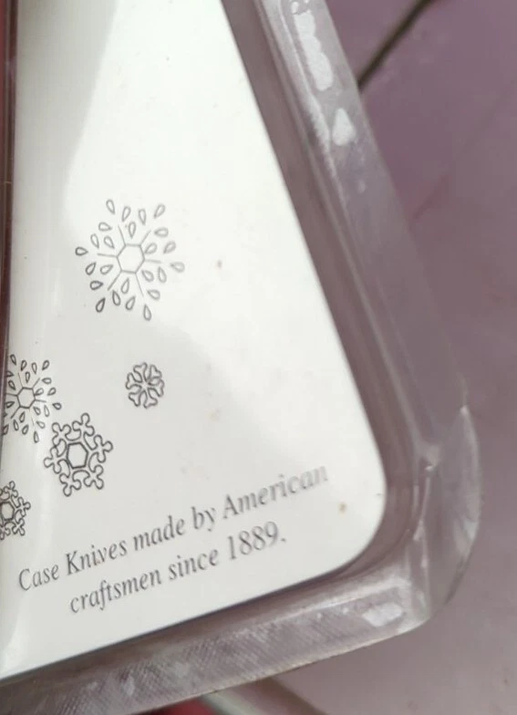 NOS RARE New Vintage Case Jack Folding Knife Merry Christmas USA Lockback - Image 3 of 4