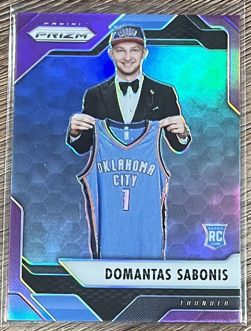 2016-17 Panini Prizm Domantas Sabonis Rookie Purple Prizm 63/75 Kings