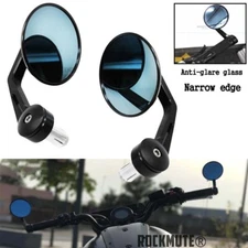 For Z650 Z800 Z900 Bar End Mirror Vintage Convex Glass Anti-Vibration Pair