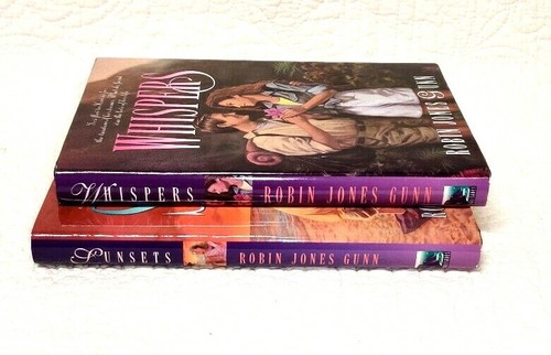Lot of 2 Robin Jones Gunn Whispers & Sunsets Christian Religious Novels - Picture 3 of 3