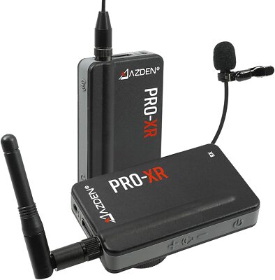 Azden PRO-XR Professional Grade 2.4GHz Digital Wireless Microphone System