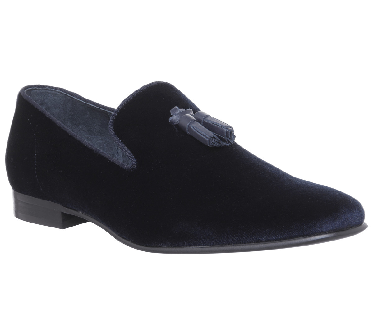 Para Hombre preguntar a la señora Glitz Tasel Mocasines Zapatos Formal De Terciopelo Azul Marino Para Hombre preguntar a la señora Glitz Tasel Mocasines Zapatos Formal De Terciopelo Azul Marino