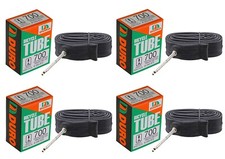 4 FOUR DURO BICYCLE 700 x 25c/28c/32c TUBE 80MM STANDARD PRESTA/FRENCH VALVE.