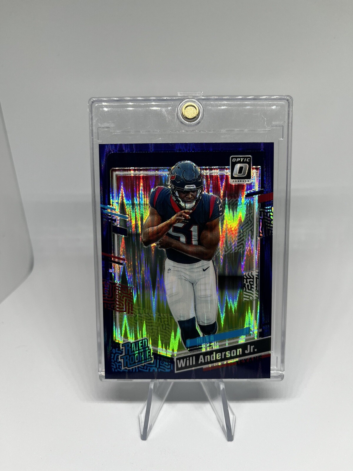 2023 Donruss Optic - Will Anderson Jr. Rated Rookie Purple Shock  #246 (RC)