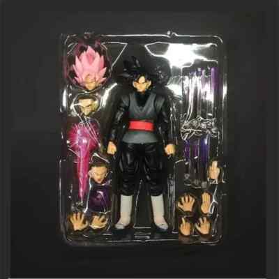 New 6  Z S.h.figuarts Goku Gokou Black Super Saiyan Rose Action Figure Toy Gift