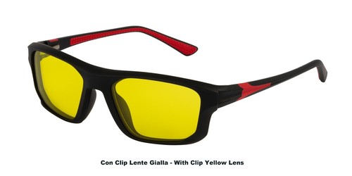 Occhiale da Vista per lo Sport Con 3 Clip Magnetiche per il Sole H1N1 TR236 01 - Foto 5 di 7