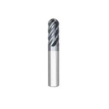 Niagara Cutter 3115947 Carbide Ball End Mill: 3/8"Dia, 1" LOC, 6 Flute, 38 Helix