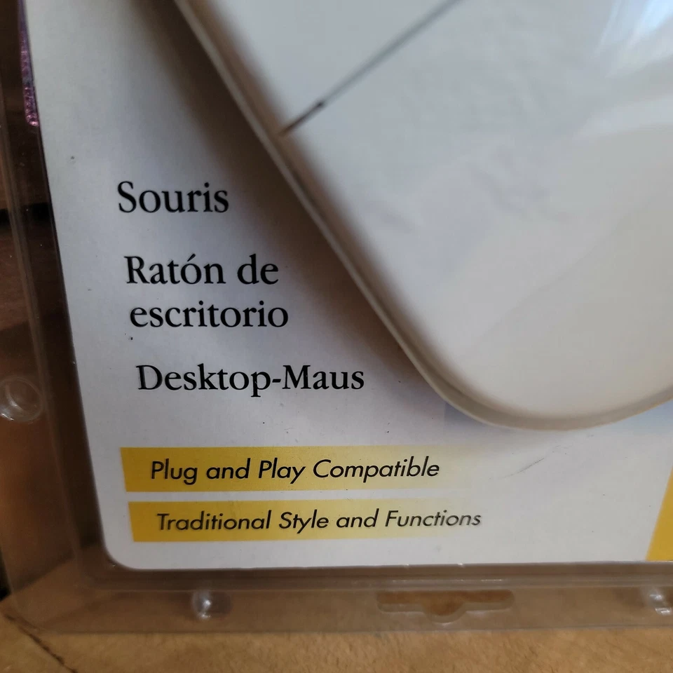 VTG 1995 Fellowes Desktop Computer Mouse Kit Serial PS/2 NOS 99831 Windows 95 - Image 4 of 4