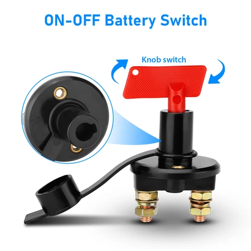 2X Battery Isolator Disconnect Cut Off Power Kill Switch for Car Truck Boat ATV - Picture 3 of 9