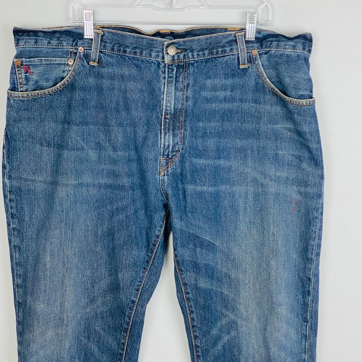 Polo Ralph Lauren Mens Jeans Size 42B X 34 Hampton Straight Leg LW 