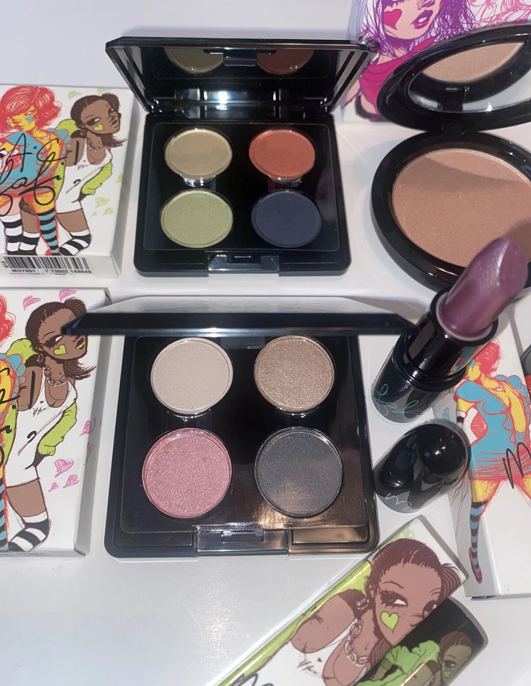 MAC FAFI Collection Lipstick Eyeshadow Lipglass Blush Powder  11 Pc Set - Image 4 of 4