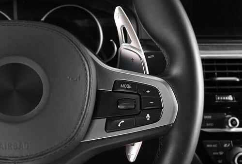 Silver Aluminum Steering Wheel Shift Paddle Extension For BMW 5 Series 2018-22 - Picture 6 of 6