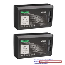 Kastar VB26B Battery Replacement for GODOX Flash Speedlight V860III-O V860III-S