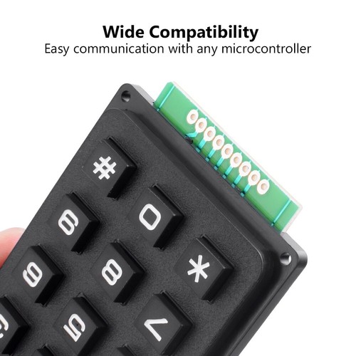 Módulo de teclado de teclado de interruptor de 12 teclas matriz 3x4 para MCU Arduino 4x3 EE. UU. - Imagen 4 de 7