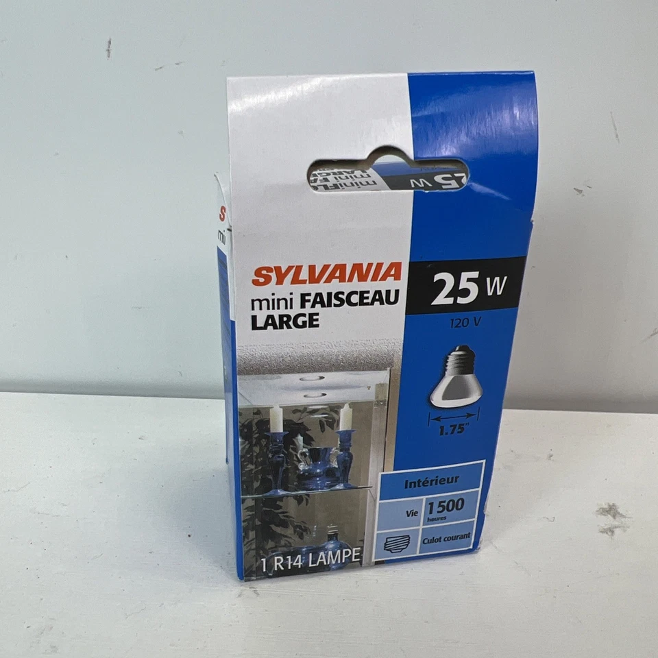 Sylvania 25 Watt R14 Reflector Light Bulb 132 Lumens 2850K Frost Finish - Image 3 of 4
