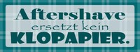 Holzschild 10X27 Cm Aftershave Ersetzt Kein Klopapier Deko Geschenk Holz Schild