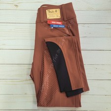 Tailored Sportsman Light Weight Technical Breeches with Silicone Patch - Rust