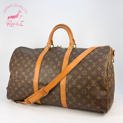 Louis Vuitton Keepall Bandouliere 50 Monogram Travel Duffle Bag Strap B26082302