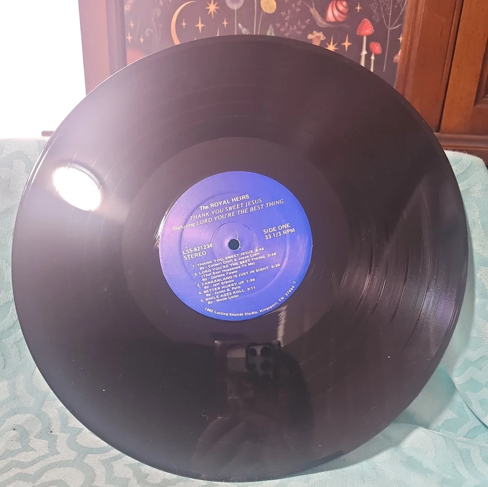 The Royal Heirs Thank You Sweet Jesus Gospel Christian Vinyl LP Record VG+ - Image 4 of 4