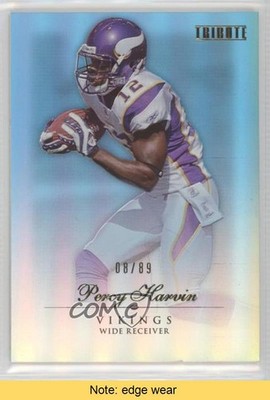 2010 Topps Tribute Blue Rainbow 8/89 Percy Harvin #5 READ 0af