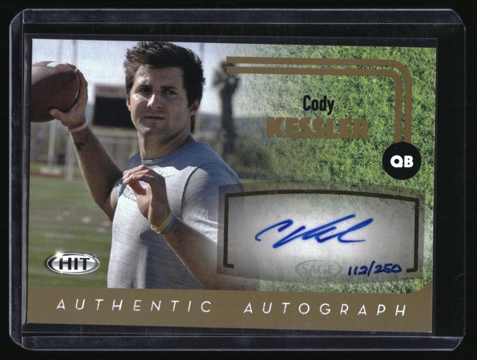 2016 SAGE HIT #A27 Cody Kessler Authentic Autograph 112/250