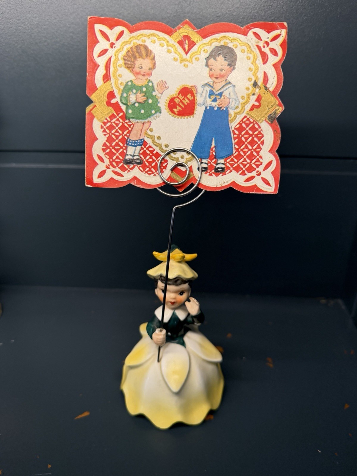 Napco March flower girl of the month with holder instead of umbrella