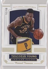 2017-18 Panini National Treasures Material Prime 9/25 Thaddeus Young #MT-7 jc3