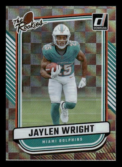 2024 Donruss #TR-30 Jaylen Wright Rookie The Rookies Miami Dolphins