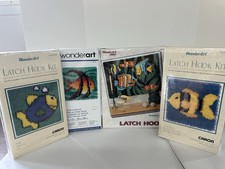 WonderArt Caron Latch Hook Rug Kit New TROPICAL HUGE LOT 4454 4673 4703 426151
