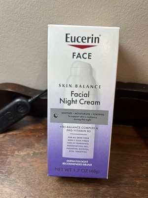 Eucerin Face Skin Balance Facial Night Cream New In Packaging 1.7 oz