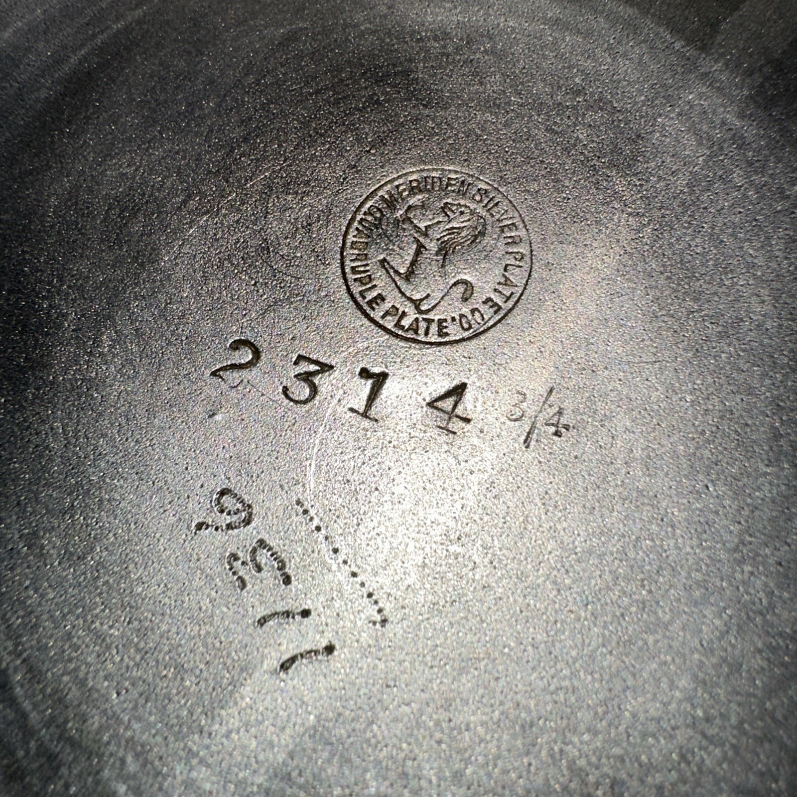 Antique Meriden Britannia Co Silver Plated Butter Dish 2314 Victorian Floral