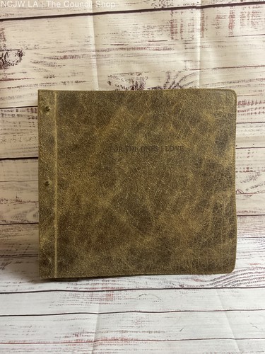 Sugarboo Designs 'For The Ones I Love' 14" Leather Photo Album With Quotes