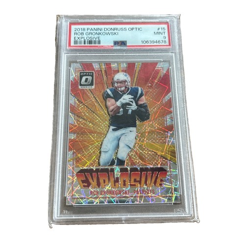 Rob Gronkowski #15 2018 Donruss Optic Explosive card