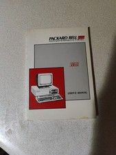 Packard Bell 386SX Users Manual Owners Guide Book Vintage Original 1989 