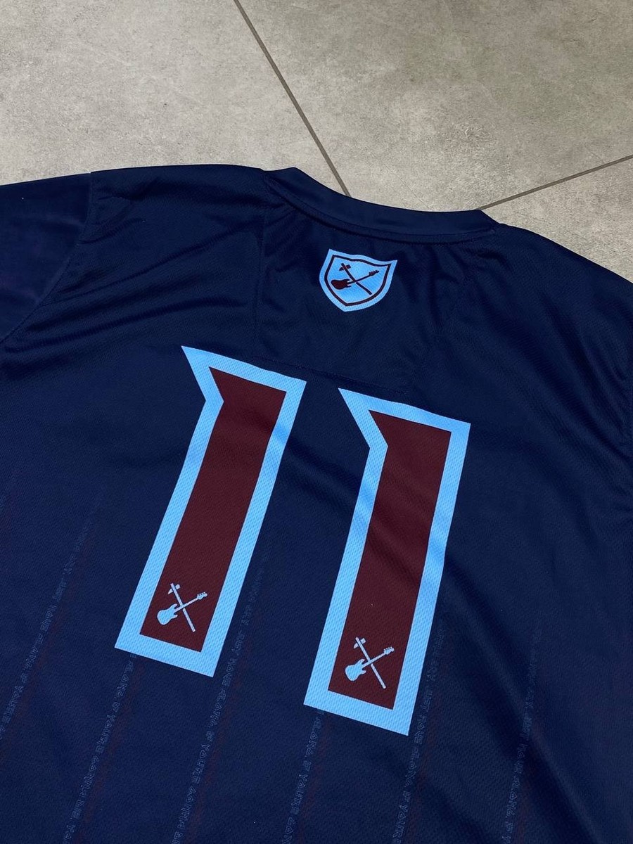 Official Iron Maiden 2019 IMFC West Ham United Soccer Jersey SIZE