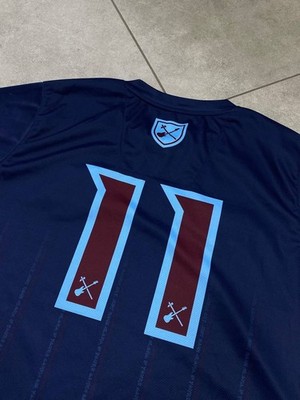 Official Iron Maiden 2019 IMFC West Ham United Soccer Jersey SIZE