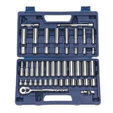 Williams 50666 38-inch Drive Socket And Drive Tool Set 47-piece