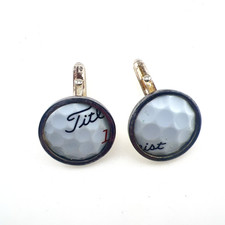 Golf Sterling Silver Cufflinks PGA Golf Ball ...