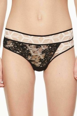 CHANTAL THOMASS Asymetrie Layered Lace Shorty Brief Size S - EUR 38 BNWT