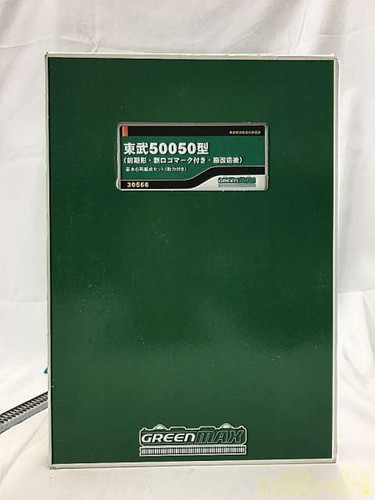 Greenmax 30566/30567 Tobu 50050 Series (Early Model, Logo, Post-Window | Condition: Gebraucht