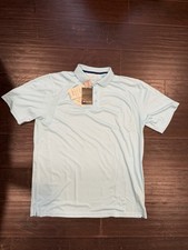 Ariat Tek Men's Aqua Short Sleeve Polo NWT L
