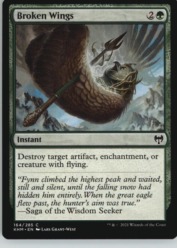 Broken Wings 164 Common Kaldheim Magic: The Gathering Near Mint