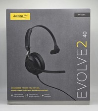 Jabra Evolve2 40 Wired Headset - USB-C UC Ste...