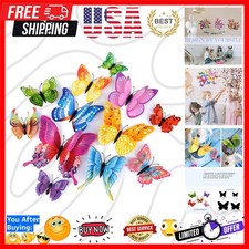 Butterfly Wall Decor 24/48 PCS, 3D Butterflies Stickers for Party Decorations...